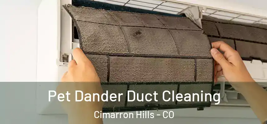  Pet Dander Duct Cleaning Cimarron Hills - CO