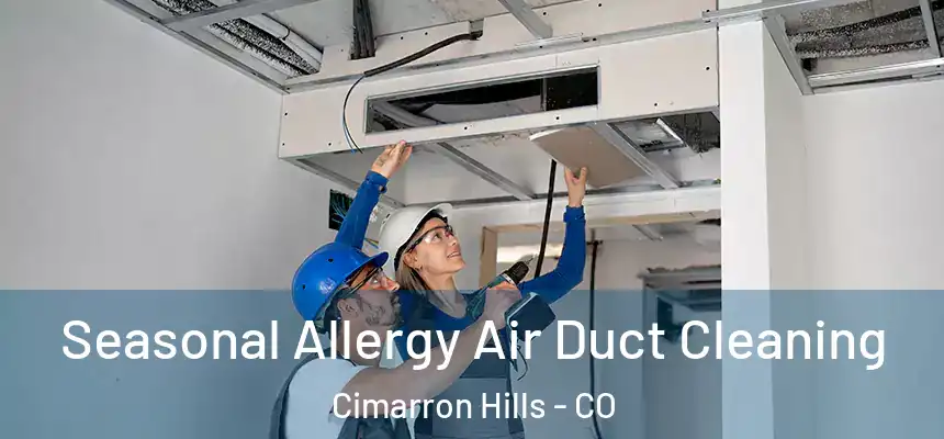  Seasonal Allergy Air Duct Cleaning Cimarron Hills - CO